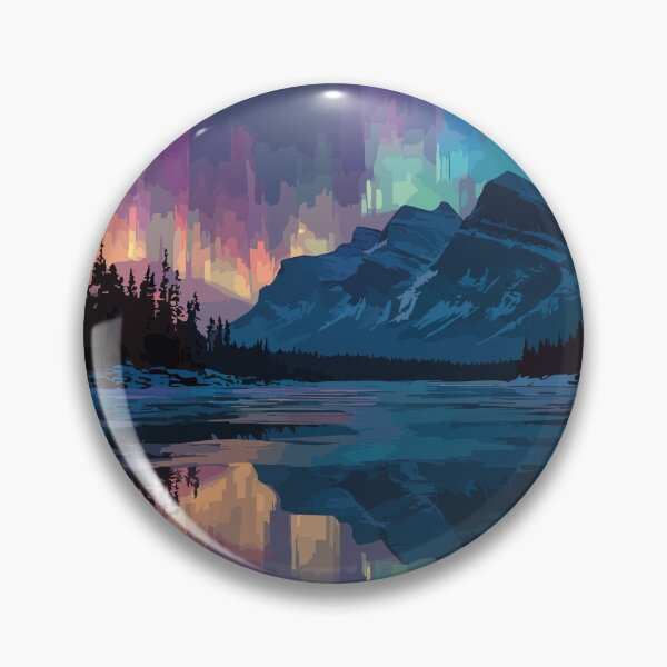Item preview, Fort McMurray Alberta | Northern Lights & Boreal Forest Art designed and sold by TuncGK.