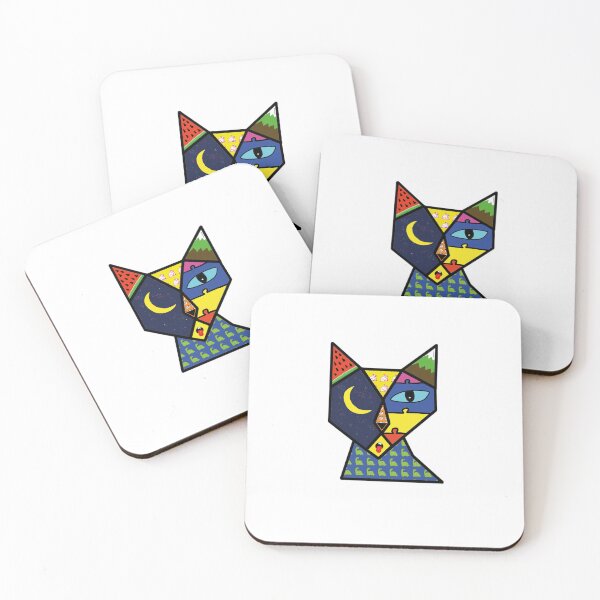Item preview, Picasso-style Cat (Pick Us, O!) designed and sold by flaminGo ©.