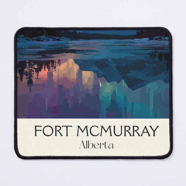 Item preview, Fort McMurray Alberta | Northern Lights & Boreal Forest Art designed and sold by TuncGK.