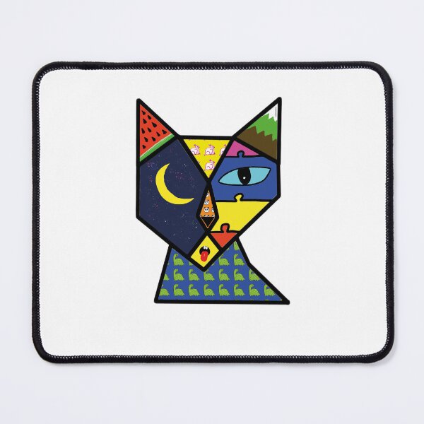 Item preview, Picasso-style Cat (Pick Us, O!) designed and sold by flaminGo ©.