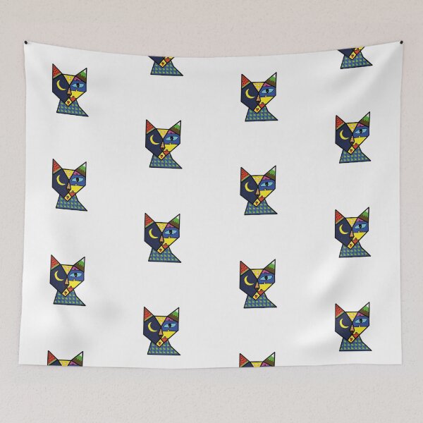 Item preview, Picasso-style Cat (Pick Us, O!) designed and sold by flaminGo ©.