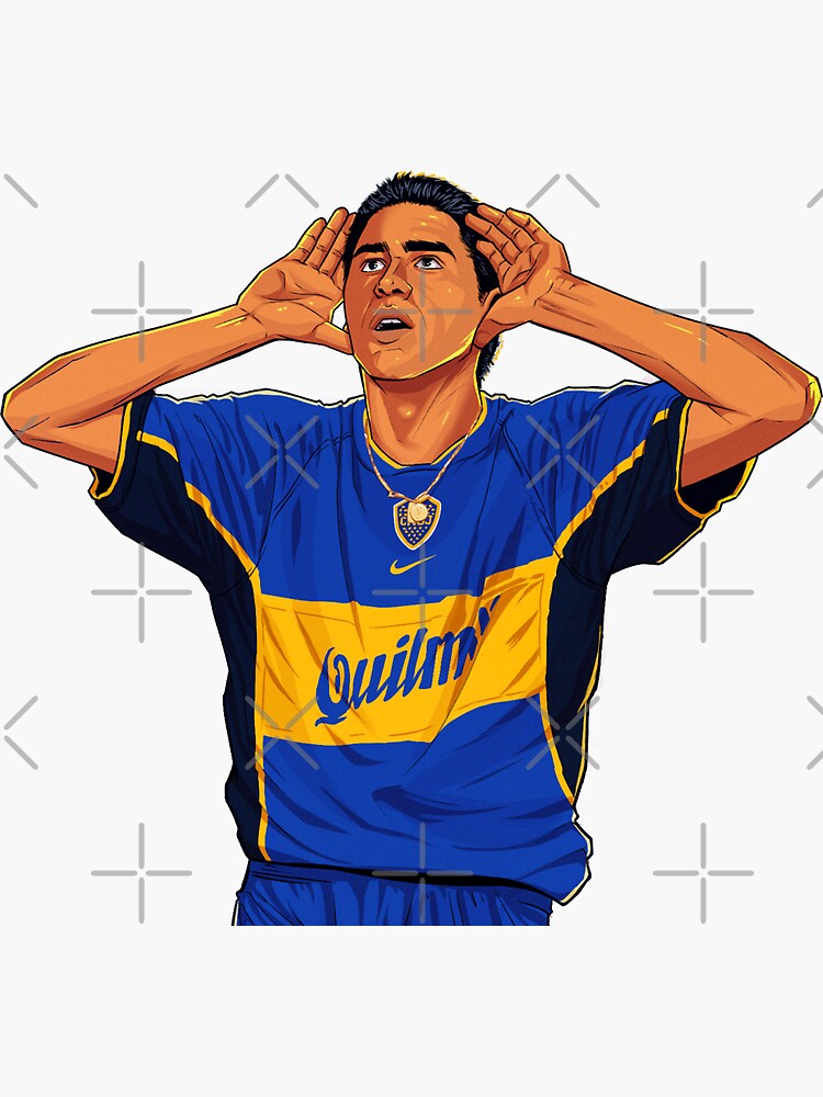 Riquelme Celebration Boca Juniors Half version