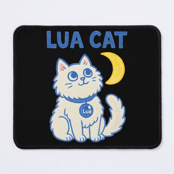 Item preview, Lua Cat – Moonlight Programming Magic designed and sold by Nerd Romance Café.