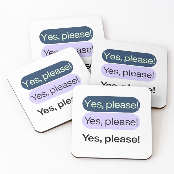Item preview, Yes, please! designed and sold by PritntPlay.