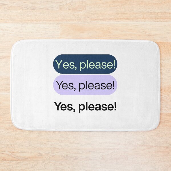 Item preview, Yes, please! designed and sold by PritntPlay.