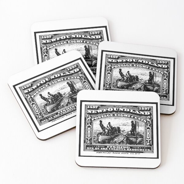 Item preview, Newfoundland Fishing Postage Stamp designed and sold by Willow Art Boutique.