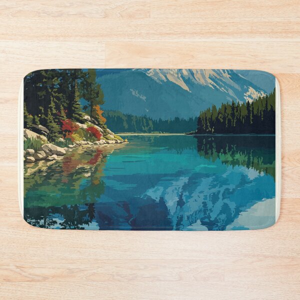 Item preview, Herbert Lake Alberta | Icefields Parkway Reflection Art designed and sold by TuncGK.