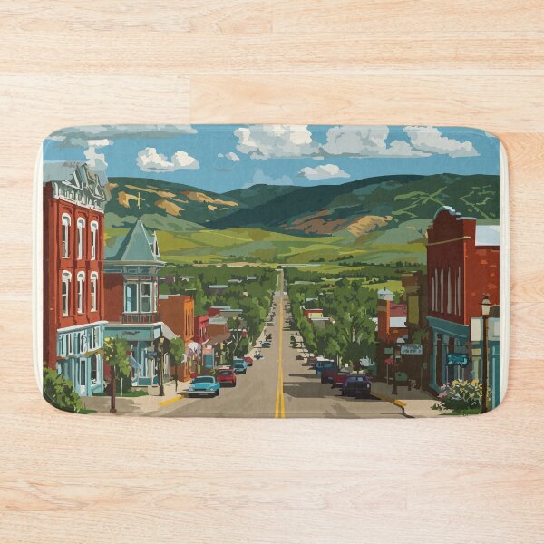 Item preview, High River Alberta | Foothills Town & Main Street Art designed and sold by TuncGK.
