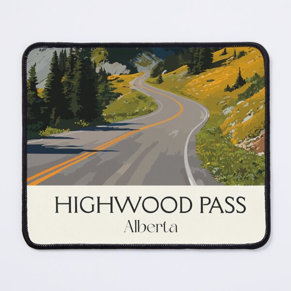 Item preview, Highwood Pass Alberta | Kananaskis Scenic Drive Art designed and sold by TuncGK.