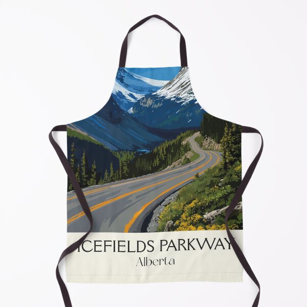 Item preview, Icefields Parkway Alberta | Scenic Rockies Road Trip Art designed and sold by TuncGK.