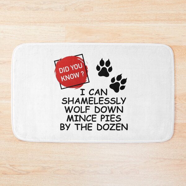 Item preview, Wolfing Down Mince Pies by the Dozen. designed and sold by MPC-Mince-Pies.