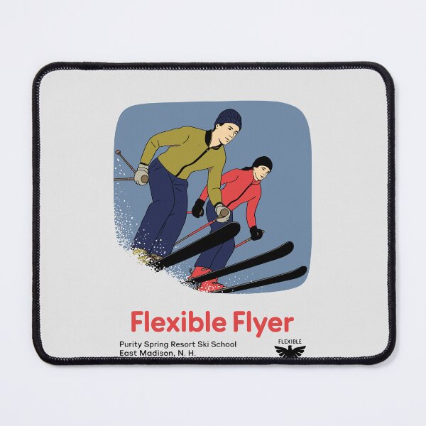 Item preview, Vintage Flexible Flyer Ski Poster – Retro Winter Sports Wall Art | Classic Ski Jump Design for Adventure & Mountain Lovers designed and sold by paulo silveira.