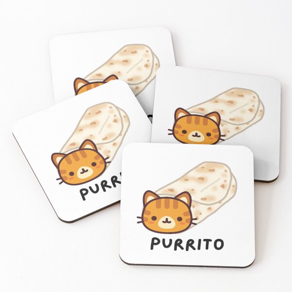 Item preview, Purrito Cat Burrito Cute Kitten in Burrito Bread designed and sold by Deanmindvortex.