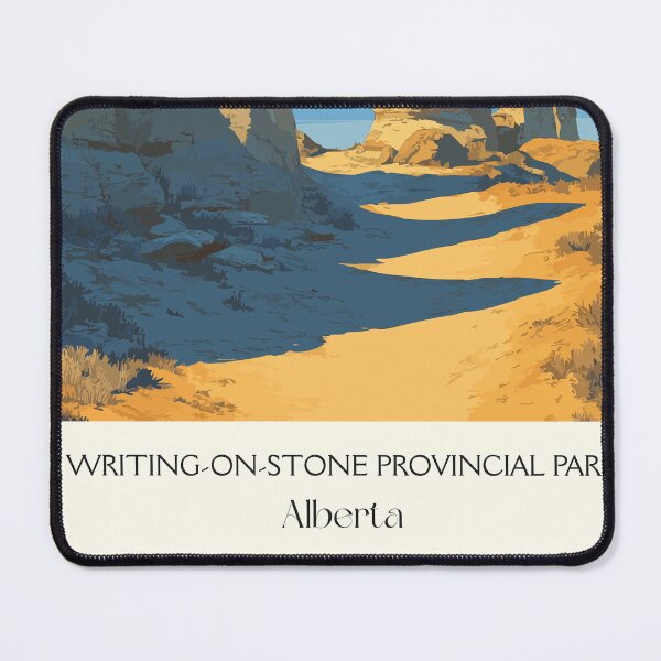 Item preview, Writing-on-Stone Alberta Hoodoos | Badlands Art Print designed and sold by TuncGK.
