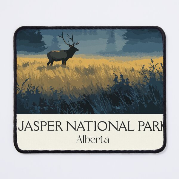 Item preview, Jasper National Park Alberta | Maligne Lake & Wildlife Art designed and sold by TuncGK.