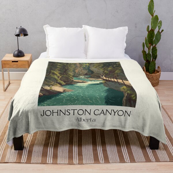 Item preview, Johnston Canyon Alberta | Banff National Park Hike Art designed and sold by TuncGK.