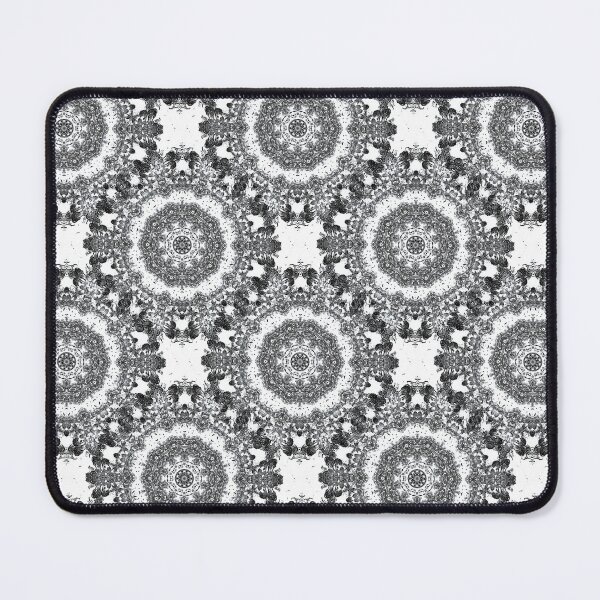 Item preview, Lace Floral Mandala Pattern in Gray designed and sold by Artistestella.