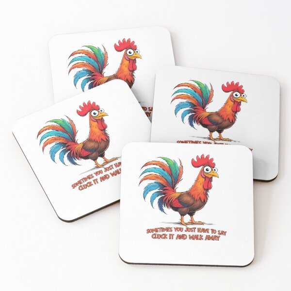 Item preview, Cluck It Funny Rooster Pun designed and sold by DigitalDream11.