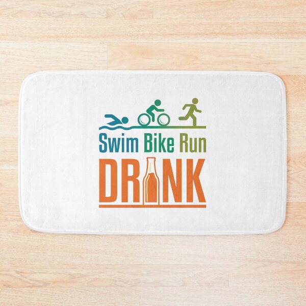 Item preview, Funny Triathlon Drinking Swim Bike Run Drink designed and sold by jaygo.