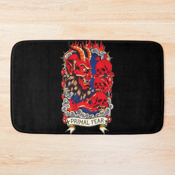Item preview, PRIMAL FEAR Red Demon With Skulls designed and sold by CoffinsArt.