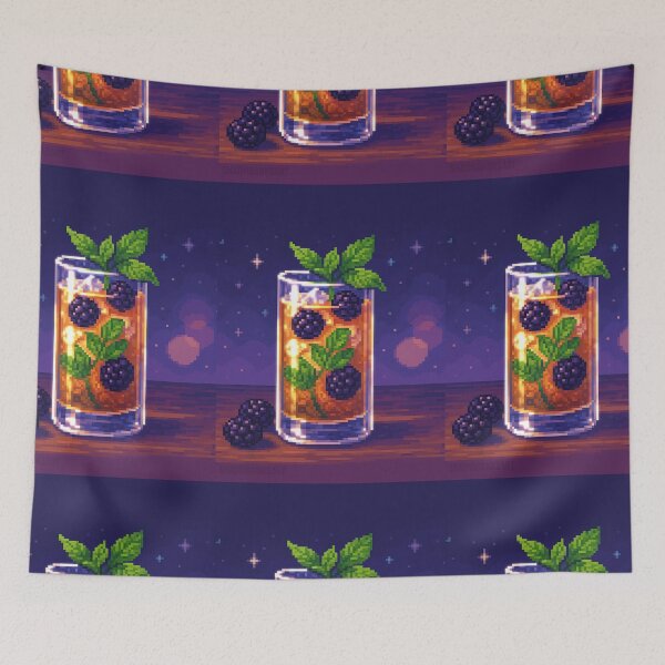 Item preview, Blackberry Mint Julep designed and sold by ShadyBanksArt.