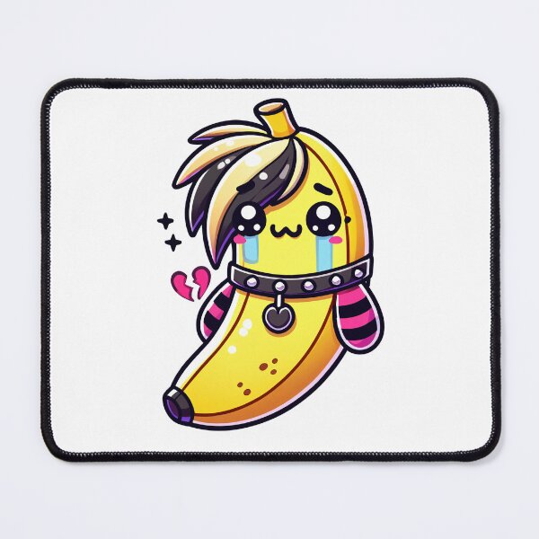 Item preview, Emo Banana – Funny Alternative Aesthetic Fruit designed and sold by ArttiemStudio.