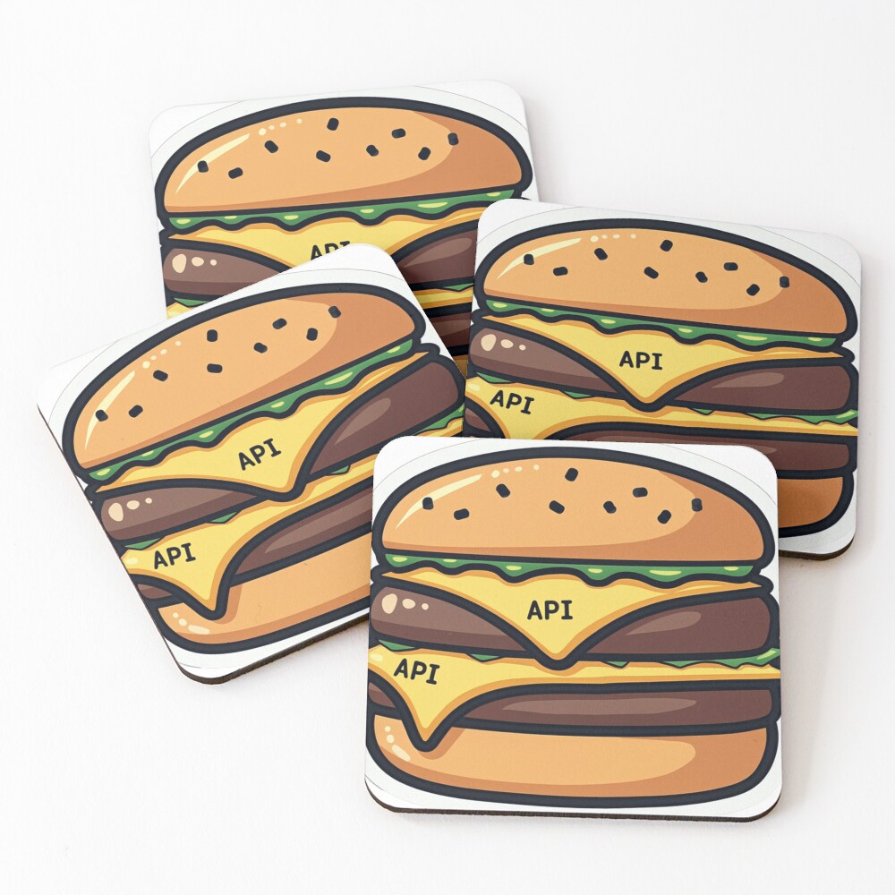 Item preview, Coasters (Set of 4) designed and sold by ColoredPanda.