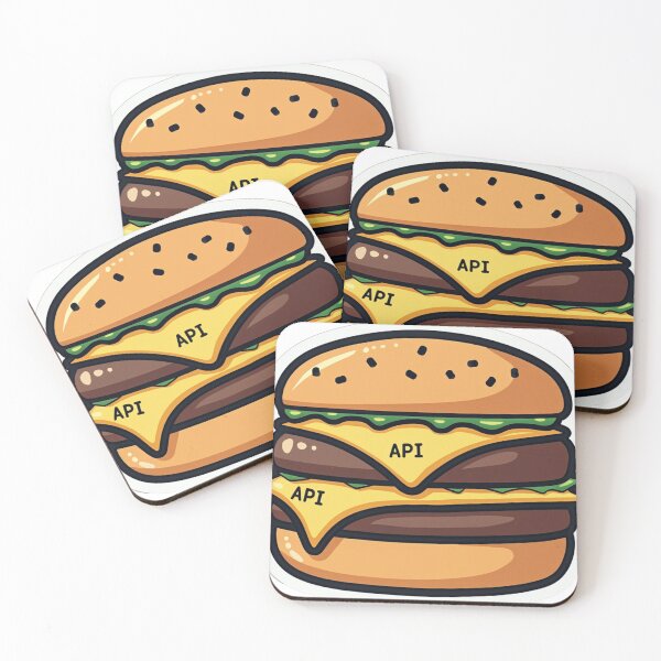 Item preview, Full Stack Burger | Cheeseburger Day Developer | Tech Stack Food Gift designed and sold by Dev Life Designs.