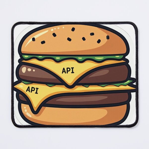 Item preview, Full Stack Burger | Cheeseburger Day Developer | Tech Stack Food Gift designed and sold by Dev Life Designs.