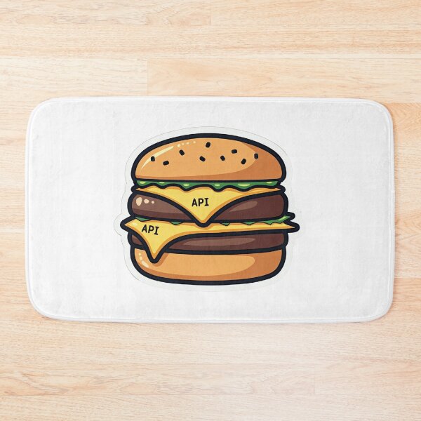 Item preview, Full Stack Burger | Cheeseburger Day Developer | Tech Stack Food Gift designed and sold by Dev Life Designs.