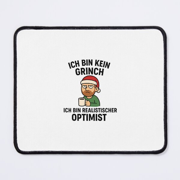 Item preview, I'm not a Grinch - I'm a realistic optimist. designed and sold by AggAverse.