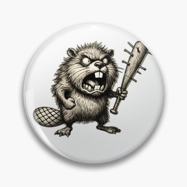 Item preview, Crazy Beaver designed and sold by ArttiemStudio.