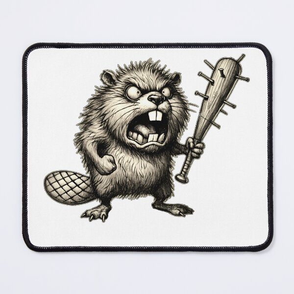 Item preview, Crazy Beaver designed and sold by ArttiemStudio.