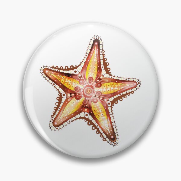 Item preview, Vibrant Mandala Geometric Starfish Sea Art designed and sold by dnyl.