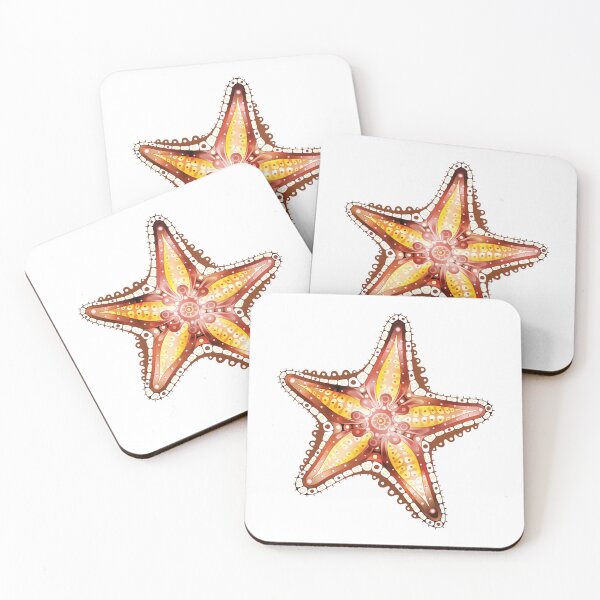 Item preview, Vibrant Mandala Geometric Starfish Sea Art designed and sold by dnyl.