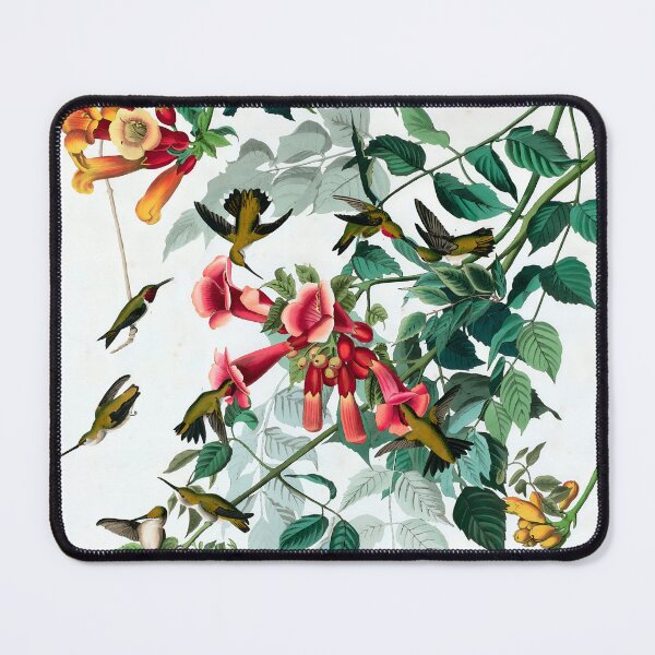 Item preview, Ruby Throated Humming Birds and Flowers designed and sold by Jon-Baran.