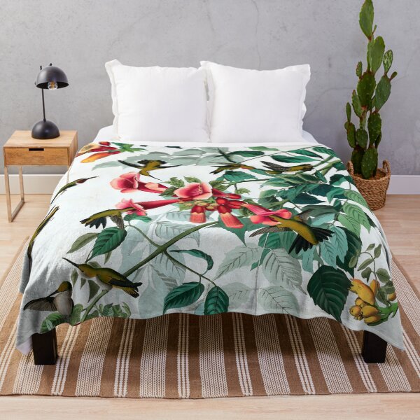 Item preview, Ruby Throated Humming Birds and Flowers designed and sold by Jon-Baran.