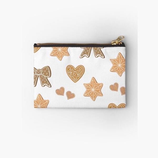 Item preview, Cute Gingerbread Cookie Pattern – Christmas Hearts, Stars & Bows Design designed and sold by BooWearBer.