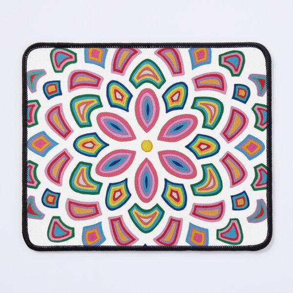 Item preview, Vibrant Mandala Art, Colorful Symmetrical Pattern Design designed and sold by Kenzie-Fullmer.