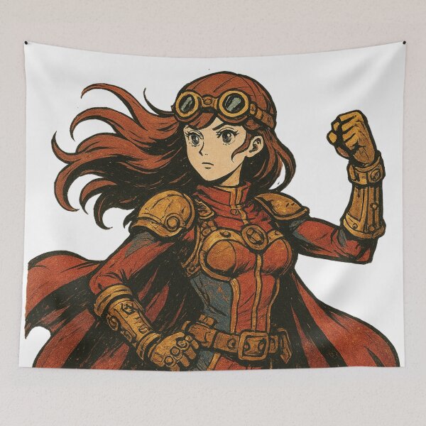 Item preview, Neo-Punk Warrior: Heroine of the Steampunk Era designed and sold by JonelleTshirts.