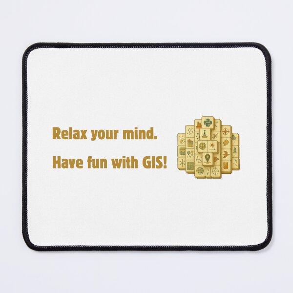 Item preview, Relax Your Mind — Have Fun with GIS Mahjong designed and sold by MapHappens.