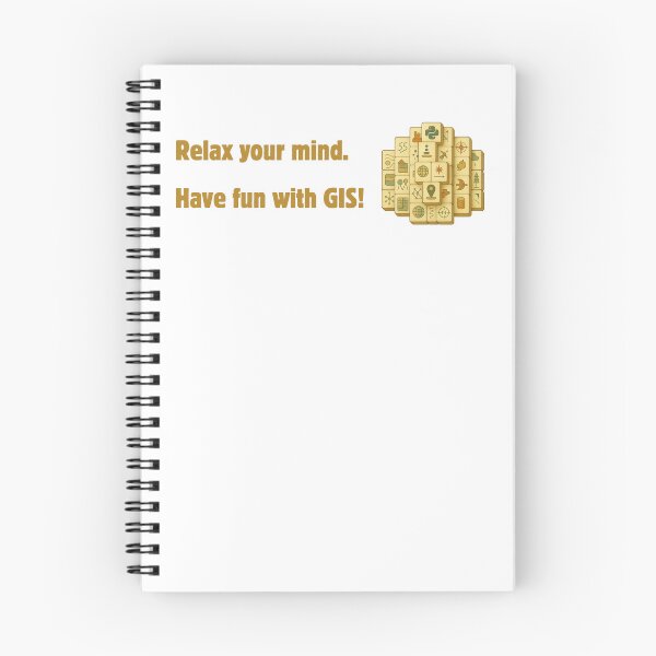 Item preview, Relax Your Mind — Have Fun with GIS Mahjong designed and sold by MapHappens.