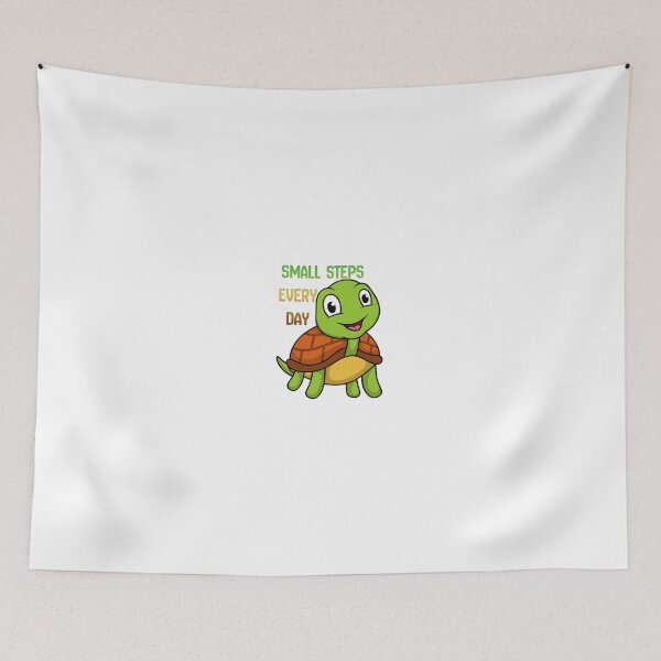 Item preview, small steps every day,adorable cute turtle designed and sold by urchoice002.
