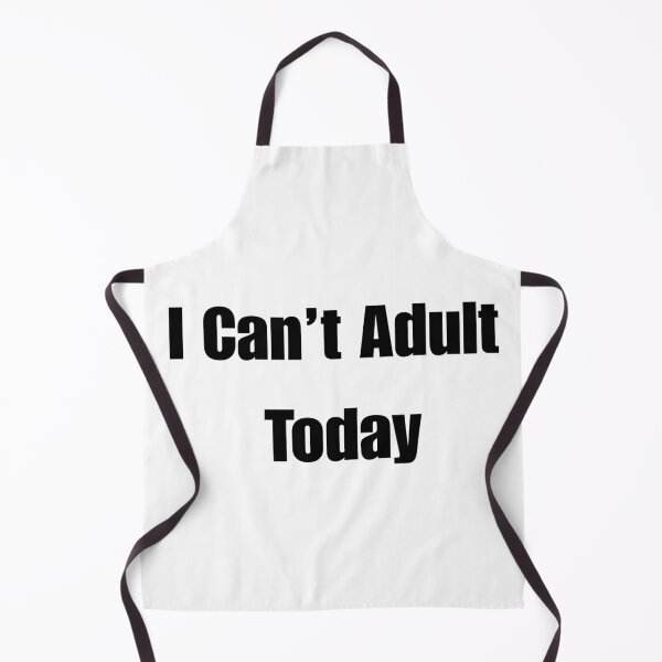 Item preview, I Can't Adult Today Sarcastic Typography Shirt designed and sold by LP Slow Art.