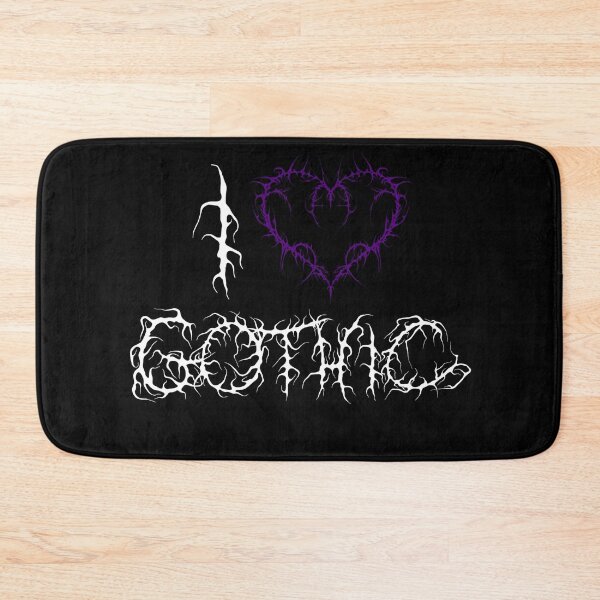 Item preview, I ? Gothic - Gothic Style Typography Design | Dark Aesthetic Art designed and sold by gdzieiwin-art.
