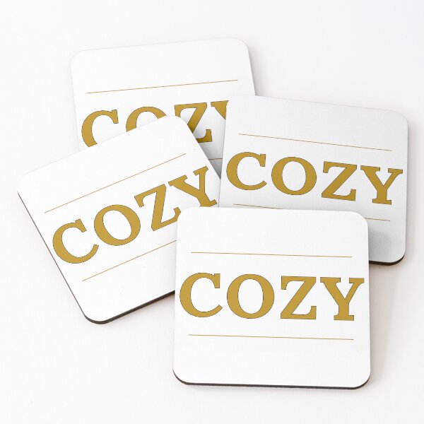 Item preview, COZY Minimalist Script Typography Home Decor designed and sold by LP Slow Art.