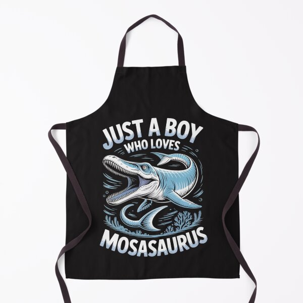 Item preview, Just a Boy Who Loves Mosasaurus Dinosaur T-Shirt | Cute Prehistoric Ocean Reptile Design designed and sold by Clairenity Studio.