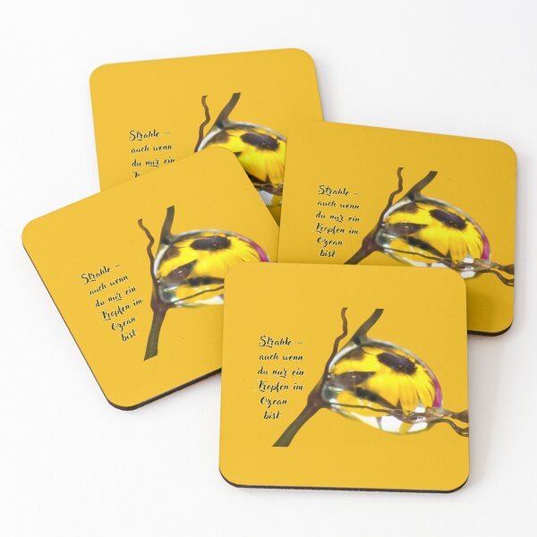 Item preview, Shine – even if you're just a drop in the ocean | Mindfulness & Nature Photography designed and sold by Katja LebenFreude.