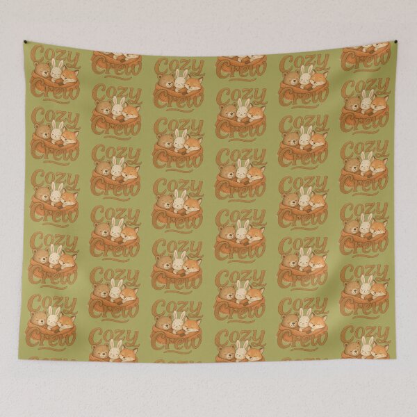 Item preview, Cozy Crew Bear Rabbit Fox Snuggle Blanket Friends designed and sold by Kony83.