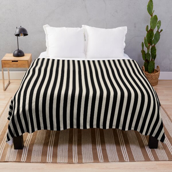 Item preview, Black and Cream Narrow Stripes designed and sold by Jeallan Designs.